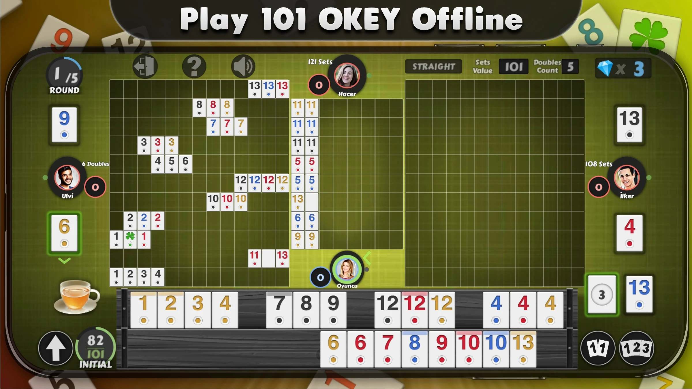 101 Okey screenshot